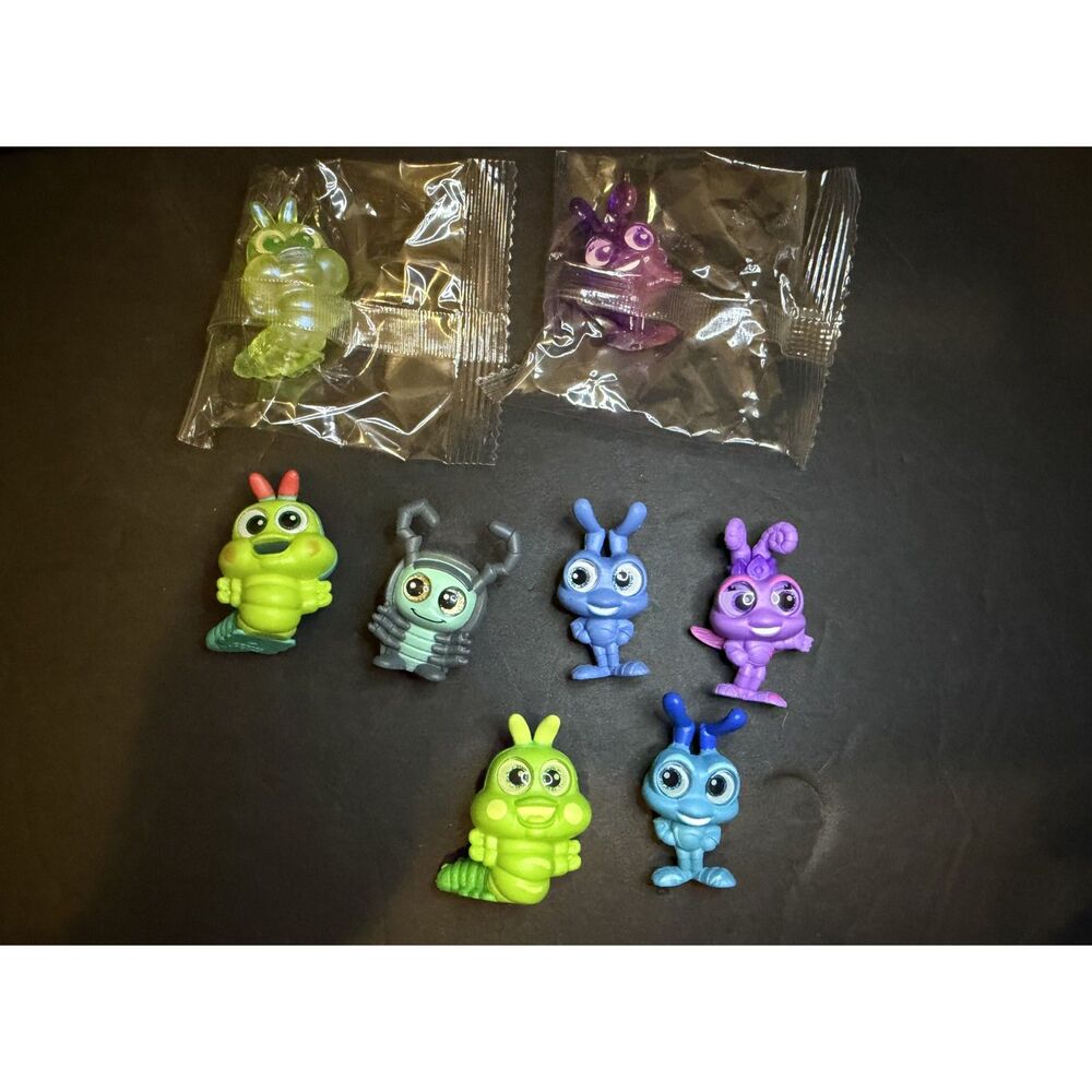 Disney Doorables A Bug’s Life Bundle Lot Neon Pop Easter Figures